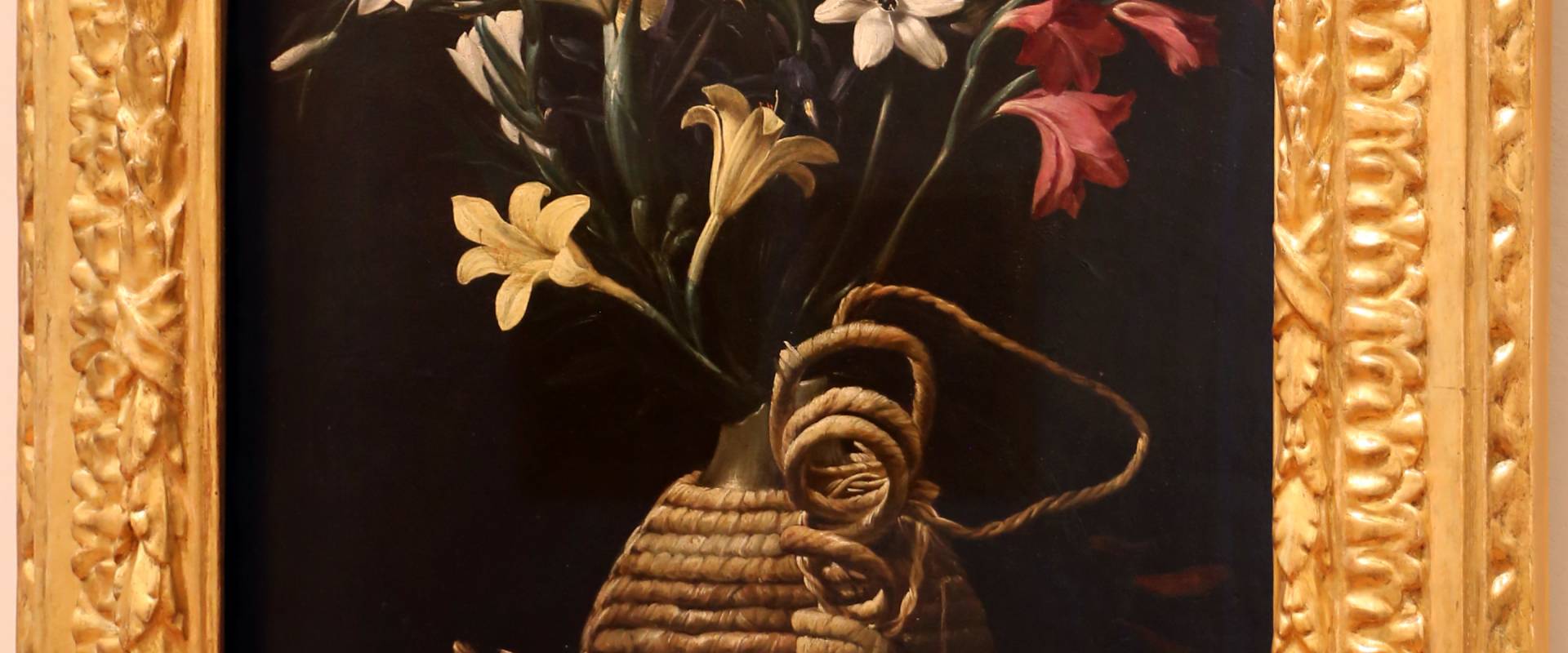 Maestro della fiasca di forlì, fiasca con fiori, 1625-30 ca. 02 foto di Sailko